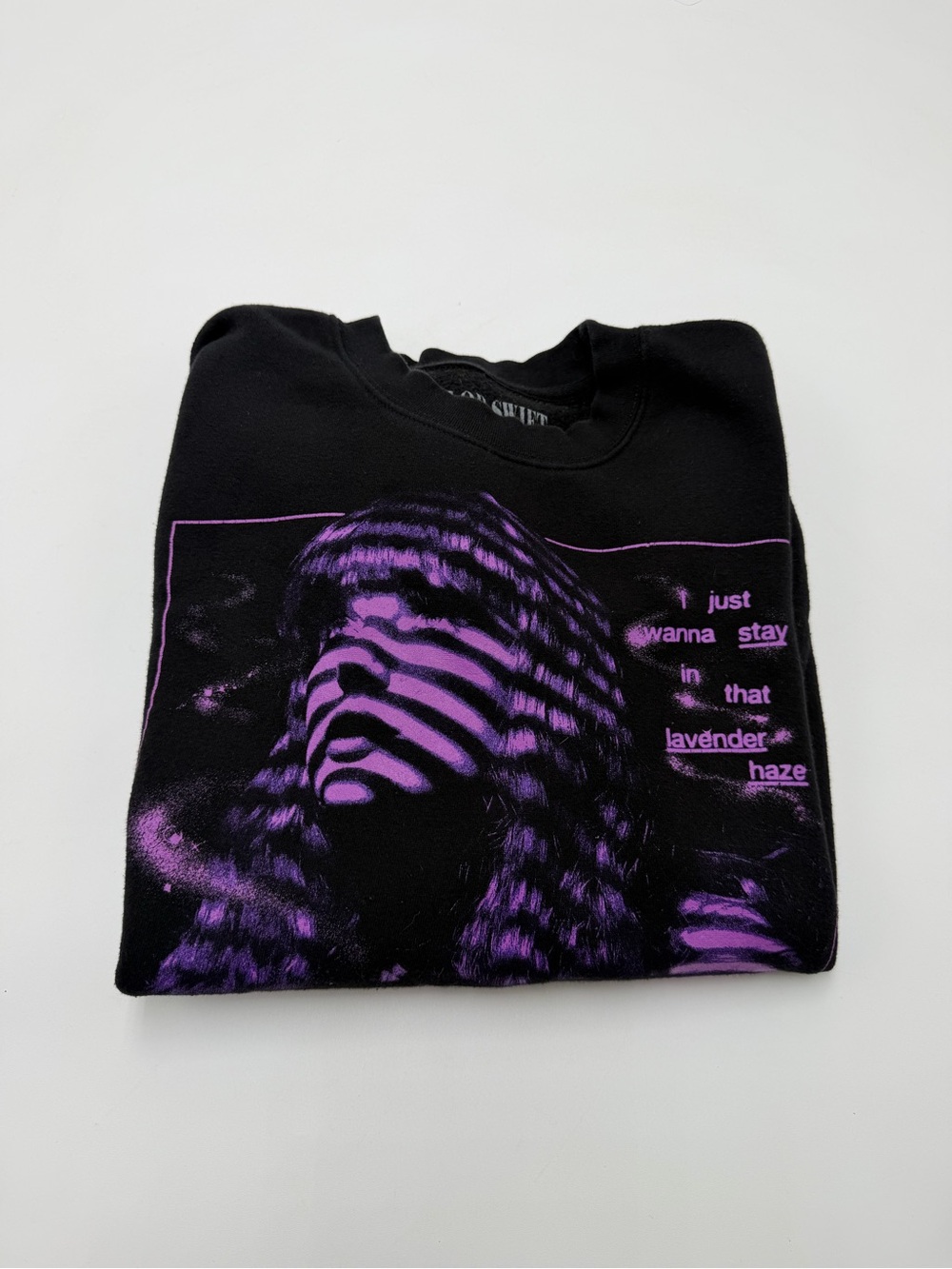 Taylor Swift The Eras Tour Lavender Haze Crewneck Swiftie Sweatshirt Small - Picture 5 of 5